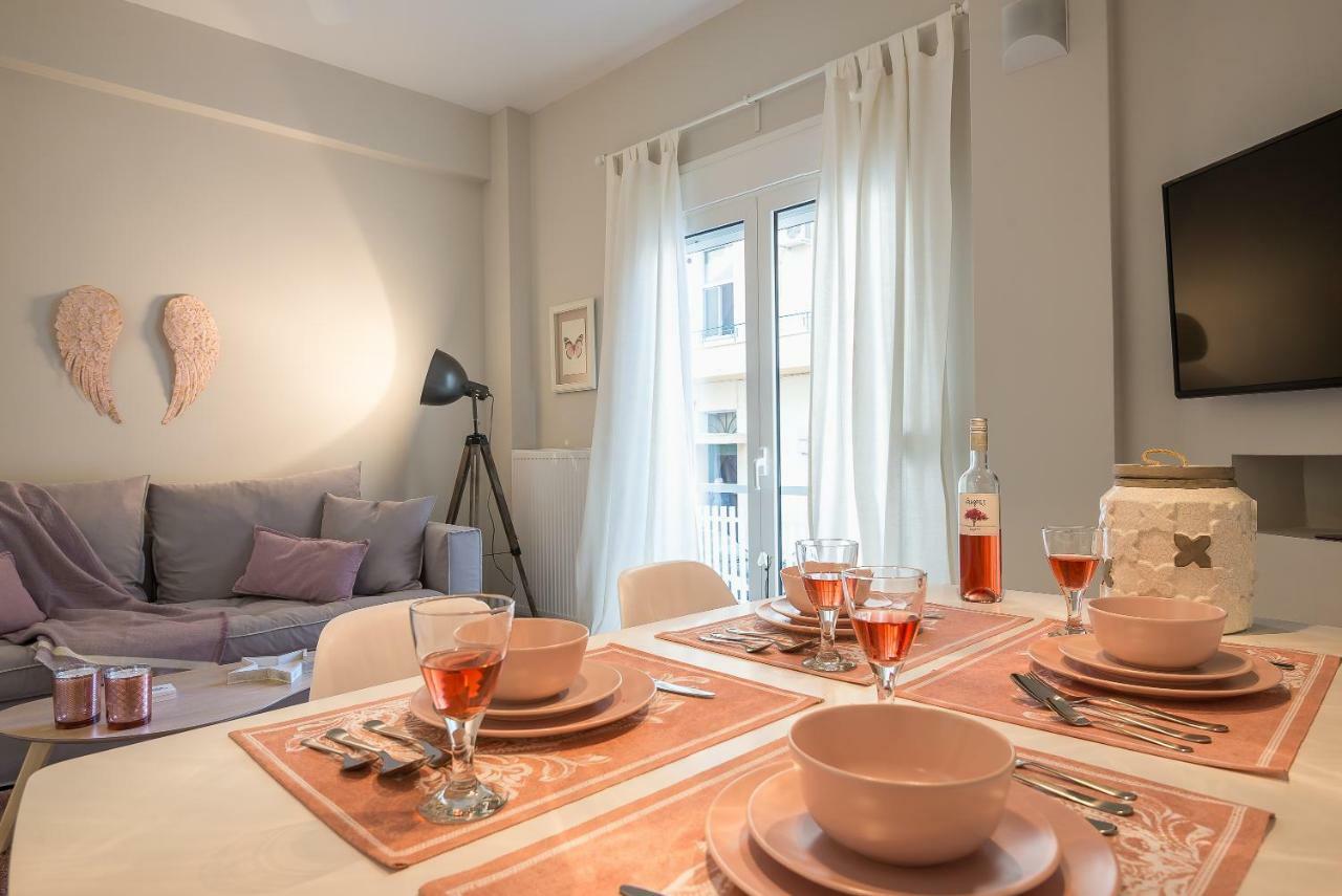 "Sunbow Earth"- Boutique New Apt In Dowtown Athén Kültér fotó